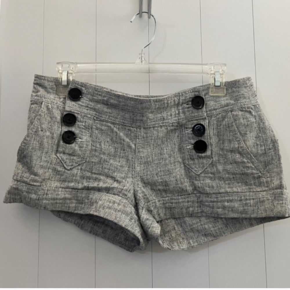 Express women’s button up shorts